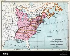 Image result for Map E Coast USA 1776