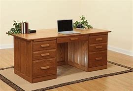 Image result for Wood Gold Executive Desk