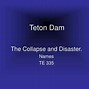 Image result for Teton Dam Disaster