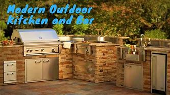 Image result for Outdoor Kitchen with Charcoal Grill
