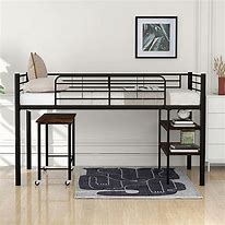 Image result for Low Loft Bed with Desk