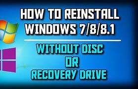 Image result for Reinstall Windows 7 From CD