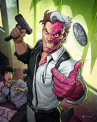 Image result for Classic Two Face From Batman
