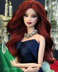 Image result for Beautiful Red Hair Barbie Dolls