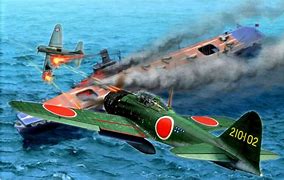 Image result for WW2 Japanese Zero Fighter Plane