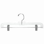 Image result for Clear Plastic Trouser Hangers