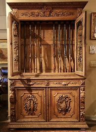 Image result for Old Gun Cabinets for Sale