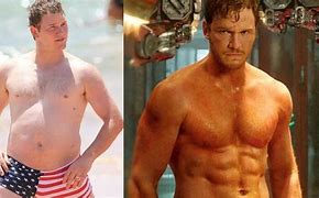 Image result for Guardians of the Galaxy Chris Pratt Before and After