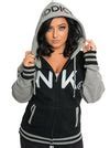 Image result for Black and Grey Striped Zip Up Hoodie