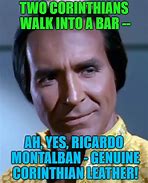 Image result for Two Corinthians Walk into a Bar