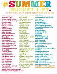 Image result for Girls Summer Bucket List