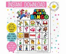 Image result for Super Mario Bingo