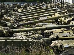 Image result for Abandoned Ukraine Tanks