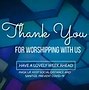Image result for Thank You for Worshipping with Us Postcard