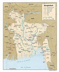 Image result for Road and Political Map of Bangladesh