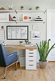 Image result for Organized Home Office Desk