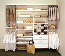 Image result for Shelf Hanging Closet Organizer