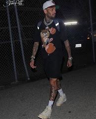 Image result for Chris Brown Wearing Brentwood