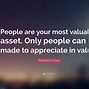 Image result for Person Is More Valuable than Things Quote