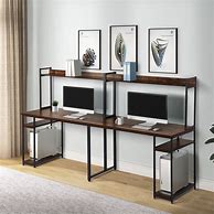 Image result for 2 Person PC Desk