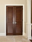 Image result for Louvered Folding Closet Doors