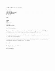 Image result for Brief Letter of Resignation