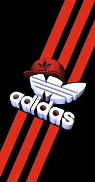 Image result for Adidas Hood Red with Black Logo