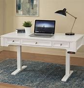 Image result for Adjustable Height Standing Desk with Drawers