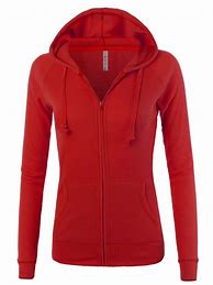 Image result for women's red hoodie sweatshirt