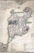 Image result for Boston 1775 and Today Map