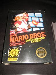 Image result for Super Mario Bros NES Box Art Look at the Cover