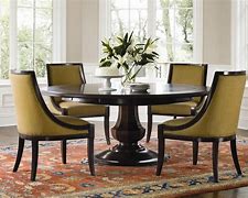 Image result for Modern Solid Wood Round Dining Table Set