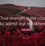 Image result for True Strength Quotes