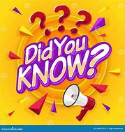 Image result for Did You Know Questions