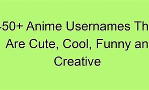 Image result for Anime Instagram Usernames