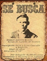 Image result for Spanish Wanted Poster