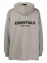 Image result for Essential Hoodie Charcoal