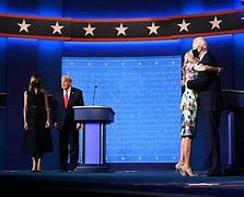 Image result for Trump Debate Biden Hug