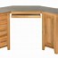 Image result for Small Corner Computer Desk with Hutch