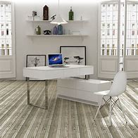 Image result for Modern Oak Desk