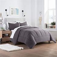 Image result for Solid 3-Piece Reversible King Comforter Set In Blush - Pem America Inc/Import Div. - Solid Comforters - King - Blush