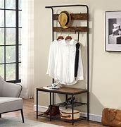 Image result for Coat Rack with Shelf