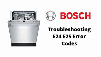 Image result for Bosch Dishwasher Troubleshooting E15 Code
