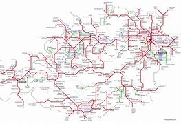 Image result for Austria Train Route Map