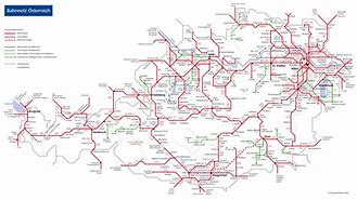 Image result for Trains in Austria Map