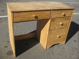 Image result for Simple Pine Desk