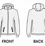 Image result for Hoodie Template Back