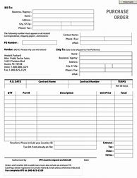 Image result for Purchase Order Form Template