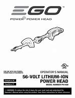 Image result for EGO ME0801 POWER+ 56V Interchangeable Power Head W/8" Edger Head Kit & 2.5Ah Battery & Charger