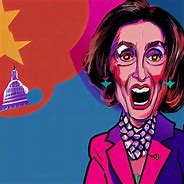 Image result for Sabo Painting of Nancy Pelosi